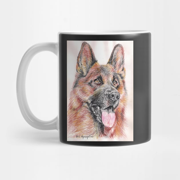 German Shepherd by VeriArt